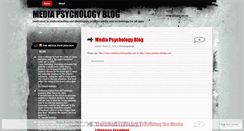 Desktop Screenshot of mediapsychology.wordpress.com