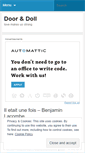 Mobile Screenshot of doorndoll.wordpress.com