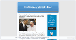 Desktop Screenshot of endtimenewsdigest.wordpress.com