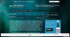 Desktop Screenshot of profesorjaime77.wordpress.com