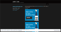 Desktop Screenshot of justinfvela.wordpress.com
