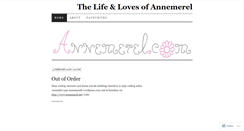 Desktop Screenshot of annemerel.wordpress.com
