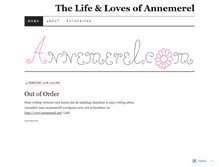 Tablet Screenshot of annemerel.wordpress.com