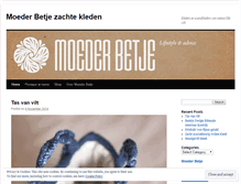 Tablet Screenshot of moederbetje.wordpress.com