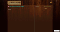 Desktop Screenshot of depressingmusic.wordpress.com