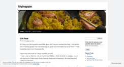 Desktop Screenshot of lilyinspain.wordpress.com