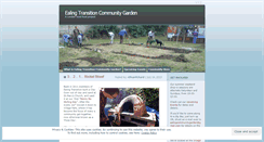 Desktop Screenshot of ealingtransitioncommunitygarden.wordpress.com