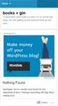 Mobile Screenshot of booksandgin.wordpress.com