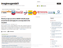 Tablet Screenshot of imagineuganda.wordpress.com