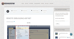 Desktop Screenshot of 8shadow.wordpress.com