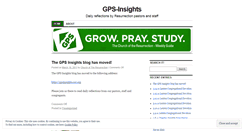 Desktop Screenshot of gpsinsights.wordpress.com