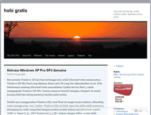 Tablet Screenshot of hobigratis.wordpress.com