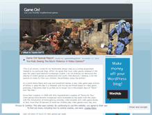Tablet Screenshot of gamerblog2010.wordpress.com
