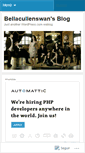 Mobile Screenshot of bellacullenswan.wordpress.com