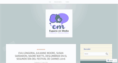 Desktop Screenshot of espacioenmedio.wordpress.com