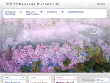 Tablet Screenshot of mariposasblancas.wordpress.com