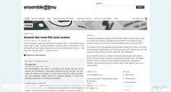 Desktop Screenshot of ensembleljmu.wordpress.com