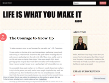 Tablet Screenshot of meganfreer.wordpress.com