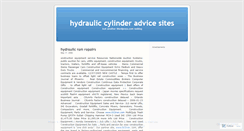 Desktop Screenshot of hydraulic.wordpress.com