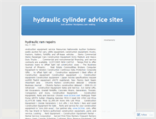 Tablet Screenshot of hydraulic.wordpress.com