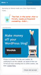 Mobile Screenshot of mentalhealthmarketing.wordpress.com