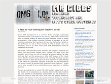 Tablet Screenshot of mrgibbs.wordpress.com