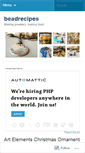 Mobile Screenshot of beadrecipes.wordpress.com