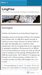 Mobile Screenshot of lingfree.wordpress.com