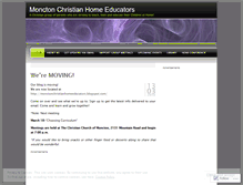 Tablet Screenshot of monctonhomeeducators.wordpress.com