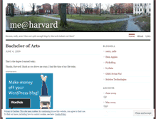 Tablet Screenshot of dougatharvard.wordpress.com