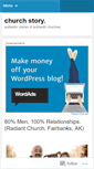Mobile Screenshot of churchstory.wordpress.com
