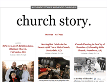 Tablet Screenshot of churchstory.wordpress.com