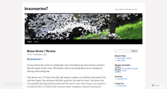 Desktop Screenshot of braunseries7.wordpress.com