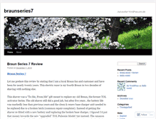 Tablet Screenshot of braunseries7.wordpress.com