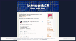 Desktop Screenshot of luckymagenta.wordpress.com