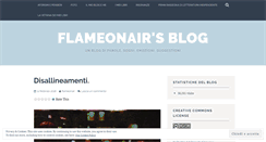Desktop Screenshot of flameonair.wordpress.com
