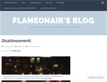 Tablet Screenshot of flameonair.wordpress.com