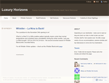 Tablet Screenshot of luxuryhorizons.wordpress.com