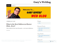 Tablet Screenshot of garyrivers.wordpress.com