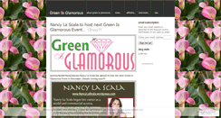 Desktop Screenshot of greenisglamorous.wordpress.com