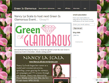 Tablet Screenshot of greenisglamorous.wordpress.com