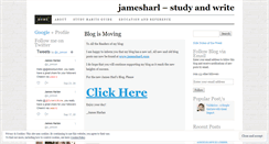 Desktop Screenshot of jamesharl.wordpress.com