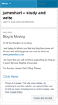 Mobile Screenshot of jamesharl.wordpress.com