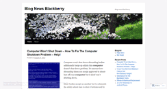 Desktop Screenshot of blognewsblackberry.wordpress.com