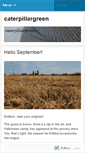 Mobile Screenshot of caterpillargreen.wordpress.com