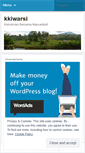 Mobile Screenshot of kkiwarsi.wordpress.com