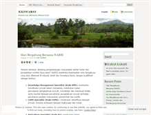 Tablet Screenshot of kkiwarsi.wordpress.com