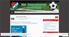 Desktop Screenshot of ligasancaetanensedefutebol.wordpress.com