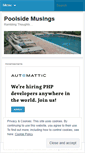 Mobile Screenshot of poolsidemusings.wordpress.com
