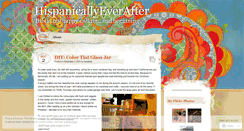 Desktop Screenshot of hispanicallyeverafter.wordpress.com